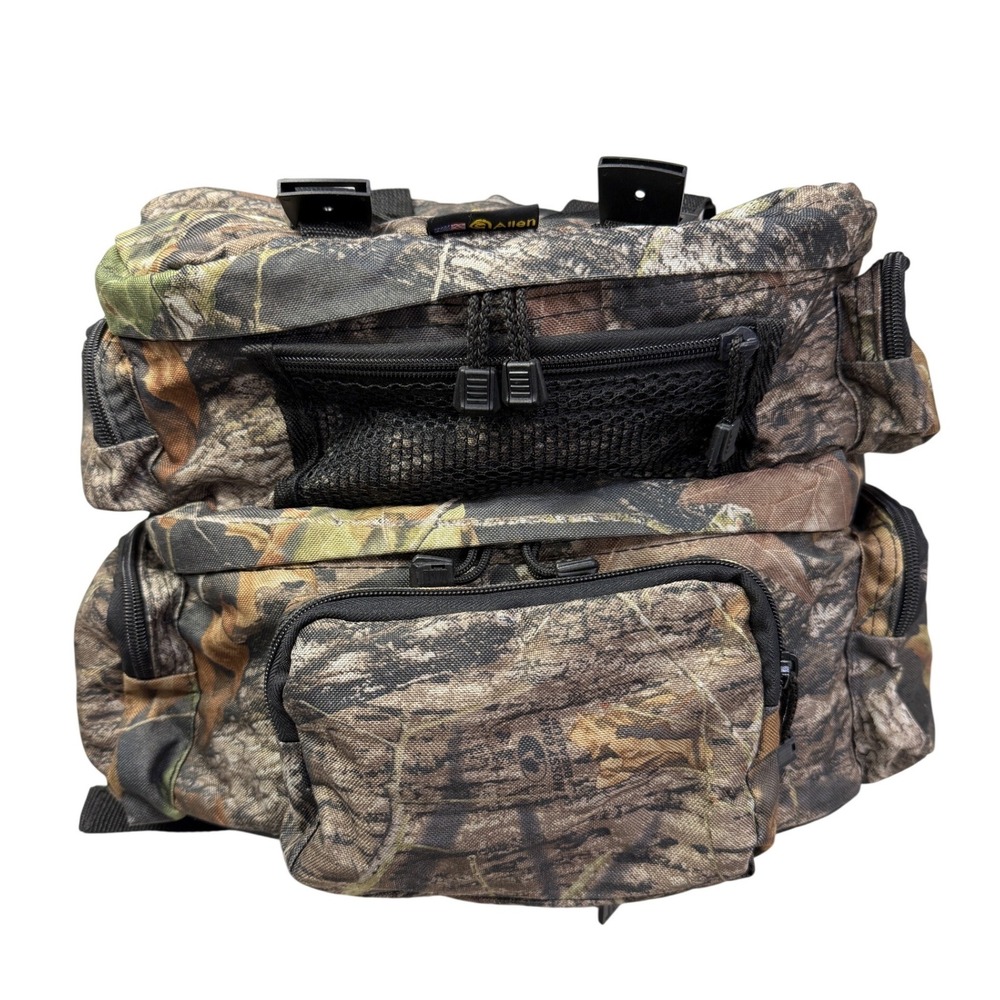 Allen Company Mossy Oak Camo Hunting Fanny Pack Waist Lumbar Bag with Straps - Picture 2 of 11